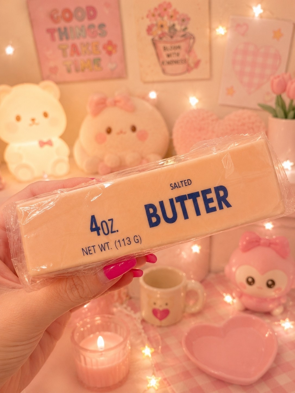 Pink Butter Squishy